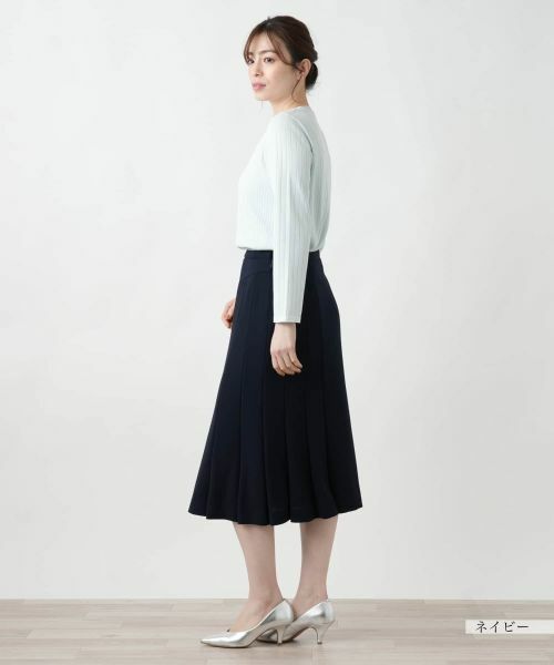 Leilian / レリアン ミニ・ひざ丈スカート | フレアスカート | 詳細5