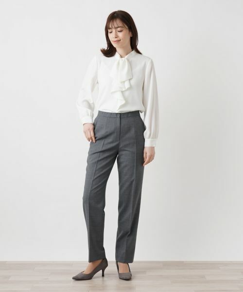 Leilian / レリアン その他パンツ | センタープレスパンツ | 詳細1