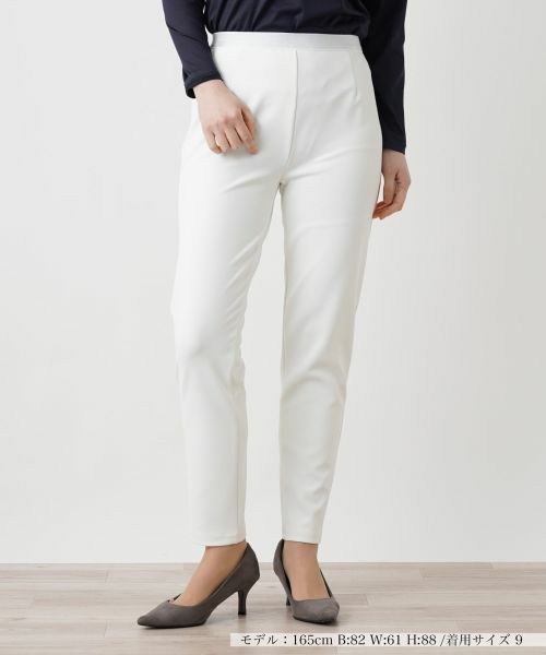 Leilian/レリアン ストレッチスリムパンツ アイボリー 13(XL) Leilian/レリアン ストレッチスリムパンツ アイボリー 13(XL)