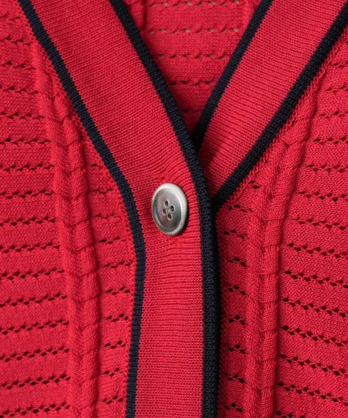 Leilian / レリアン カーディガン・ボレロ | Vネックカーディガン【Leilian WHITE LABEL】 | 詳細14