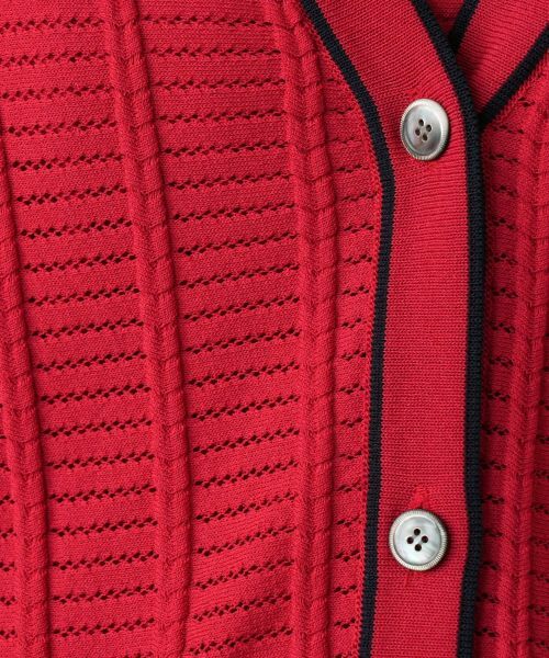 Leilian / レリアン カーディガン・ボレロ | Vネックカーディガン【Leilian WHITE LABEL】 | 詳細16