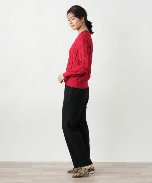 Leilian / レリアン カーディガン・ボレロ | Vネックカーディガン【Leilian WHITE LABEL】 | 詳細5