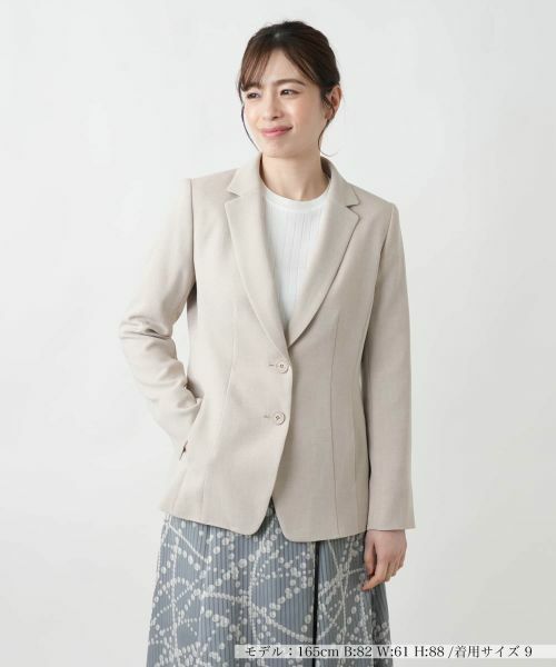 Leilian/レリアン テーラードジャケット キャメル 9(M)