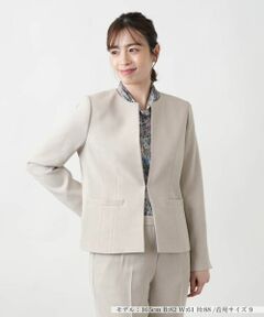 Leilian / レリアン テーラードジャケット | ノーカラージャケット