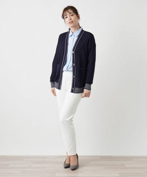 Leilian / レリアン カーディガン・ボレロ | Vネックカーディガン | 詳細1