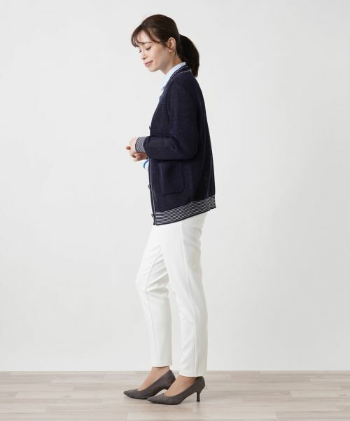 Leilian / レリアン カーディガン・ボレロ | Vネックカーディガン | 詳細2