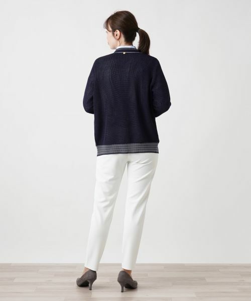 Leilian / レリアン カーディガン・ボレロ | Vネックカーディガン | 詳細3