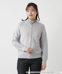 Leilian / レリアン その他アウター | ジップニットジャケット