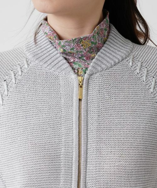 Leilian / レリアン その他アウター | ジップニットジャケット | 詳細10