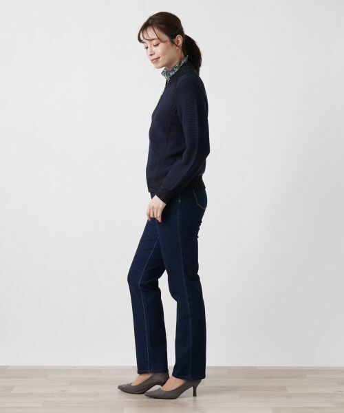 Leilian / レリアン その他アウター | ジップニットジャケット | 詳細2