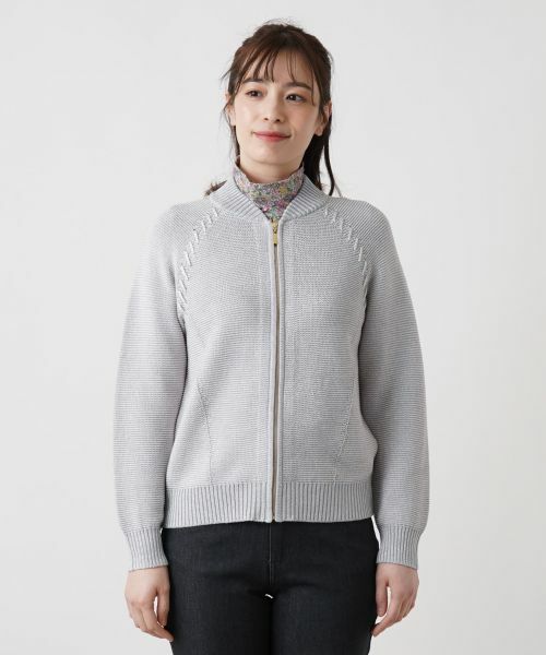 Leilian / レリアン その他アウター | ジップニットジャケット | 詳細7