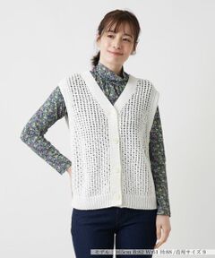 Leilian / レリアン テーラードジャケット | 2wayニットベスト