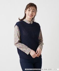 Leilian / レリアン テーラードジャケット | 2wayニットベスト