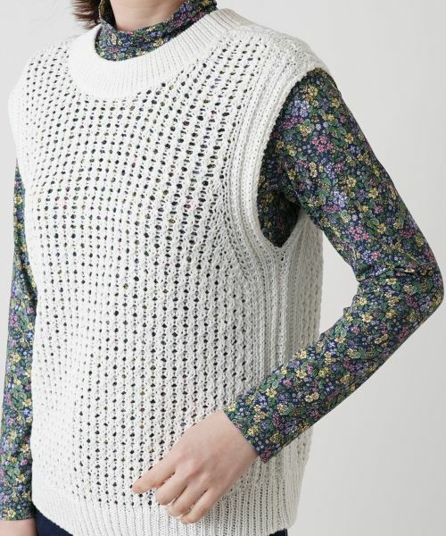 Leilian / レリアン テーラードジャケット | 2wayニットベスト | 詳細13