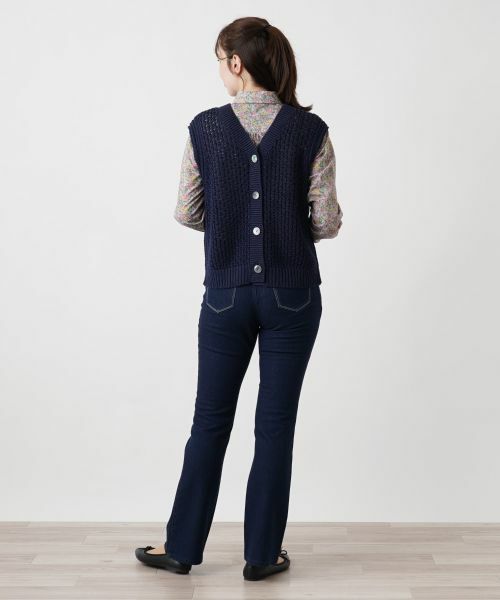 Leilian / レリアン テーラードジャケット | 2wayニットベスト | 詳細3