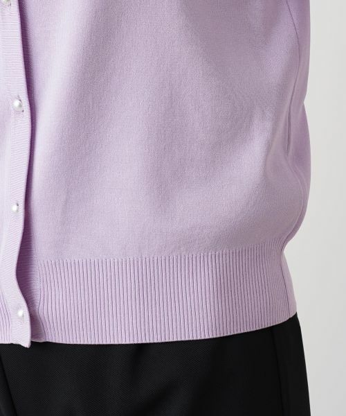 Leilian / レリアン カーディガン・ボレロ | ビジューネックカーディガン | 詳細14