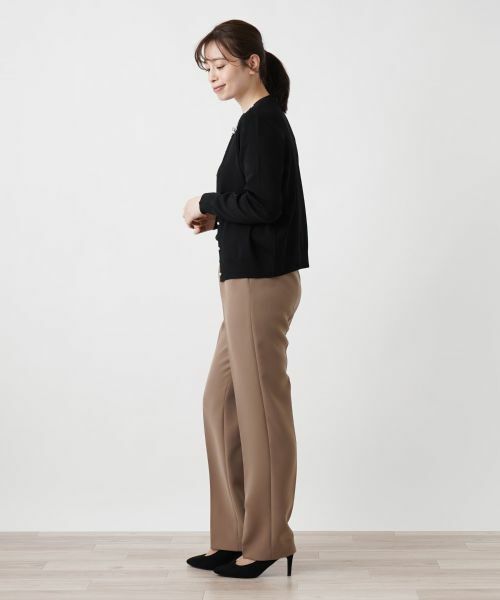 Leilian / レリアン カーディガン・ボレロ | ビジューネックカーディガン | 詳細2