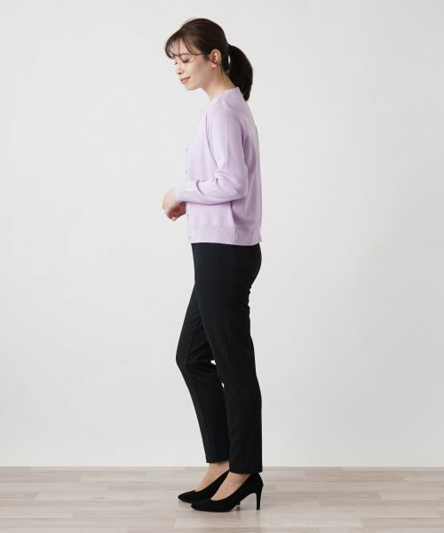 Leilian / レリアン カーディガン・ボレロ | ビジューネックカーディガン | 詳細5