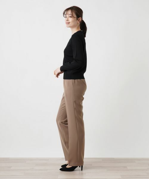 Leilian / レリアン ニット・セーター | ビジューネックニット | 詳細2