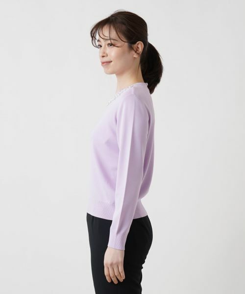 Leilian / レリアン ニット・セーター | ビジューネックニット | 詳細8