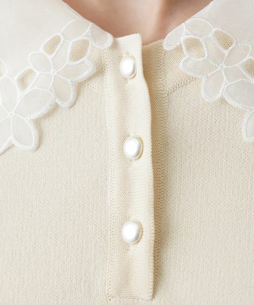 Leilian / レリアン ニット・セーター | 付け襟2WAYニット | 詳細15