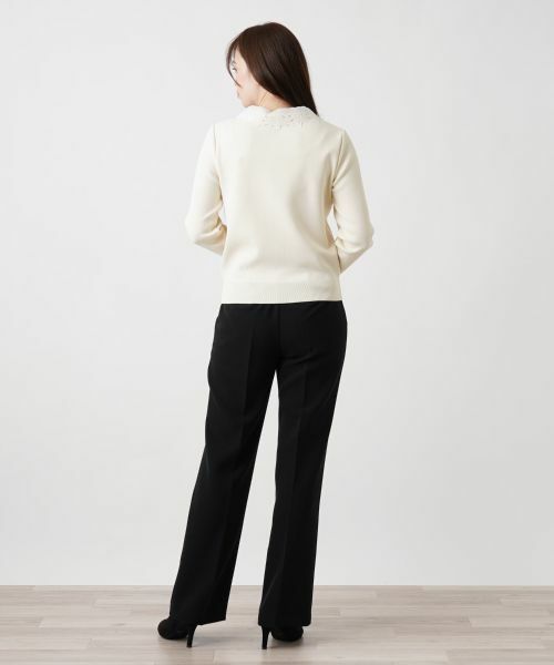 Leilian / レリアン ニット・セーター | 付け襟2WAYニット | 詳細6