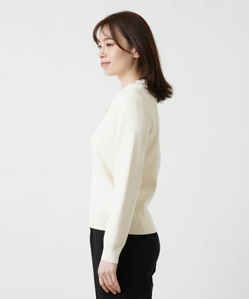 Leilian / レリアン ニット・セーター | 付け襟2WAYニット | 詳細8