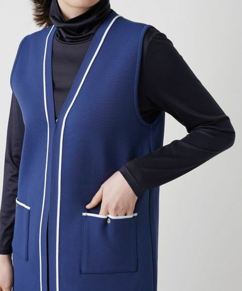 Leilian / レリアン テーラードジャケット | Vネックベスト | 詳細13