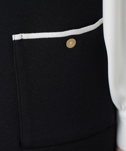 Leilian / レリアン テーラードジャケット | Vネックベスト | 詳細4