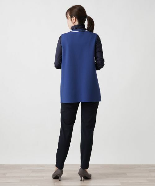 Leilian / レリアン テーラードジャケット | Vネックベスト | 詳細7