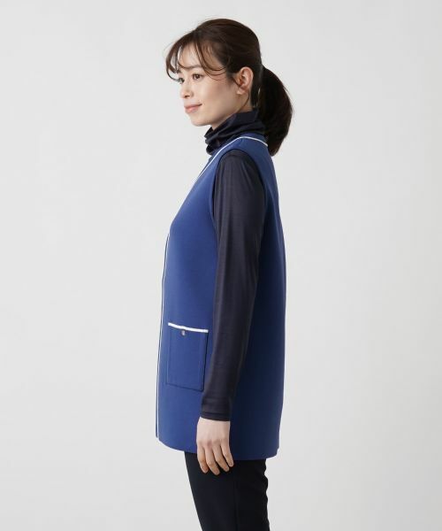 Leilian / レリアン テーラードジャケット | Vネックベスト | 詳細9