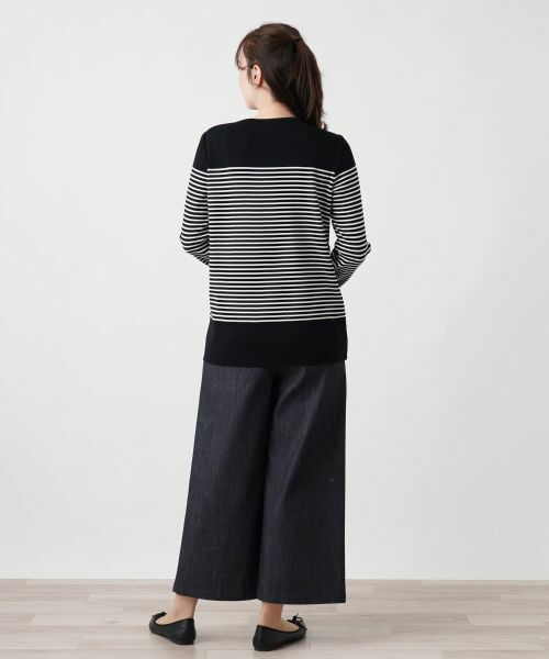 Leilian / レリアン ニット・セーター | マリンボーダーニット | 詳細3