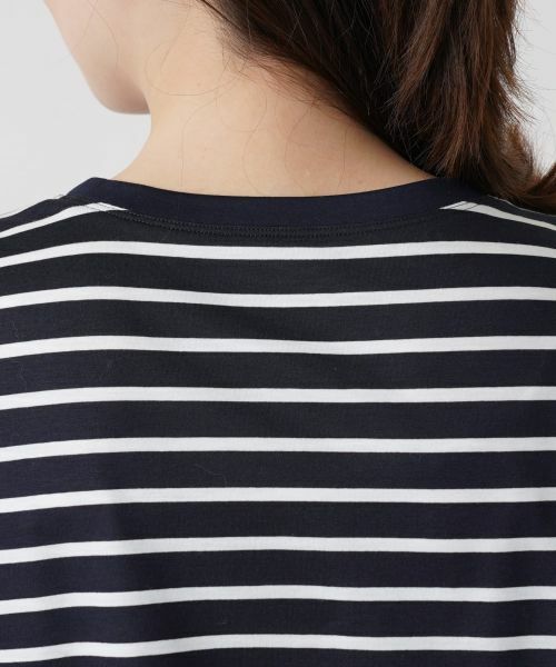 Leilian / レリアン カットソー | 刺繍ボーダーカットソー | 詳細11