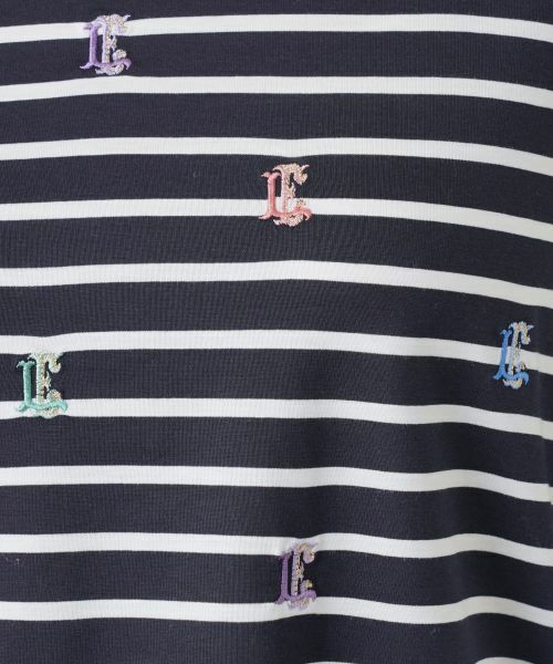 Leilian / レリアン カットソー | 刺繍ボーダーカットソー | 詳細16