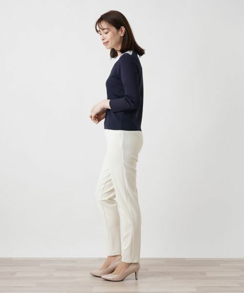 Leilian / レリアン ニット・セーター | レースデザインカットソー | 詳細6