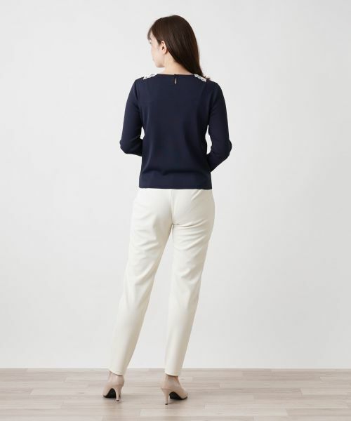 Leilian / レリアン ニット・セーター | レースデザインカットソー | 詳細7