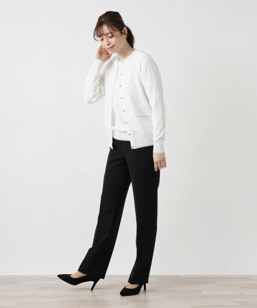 Leilian / レリアン カーディガン・ボレロ | フラワー柄カーディガン | 詳細1