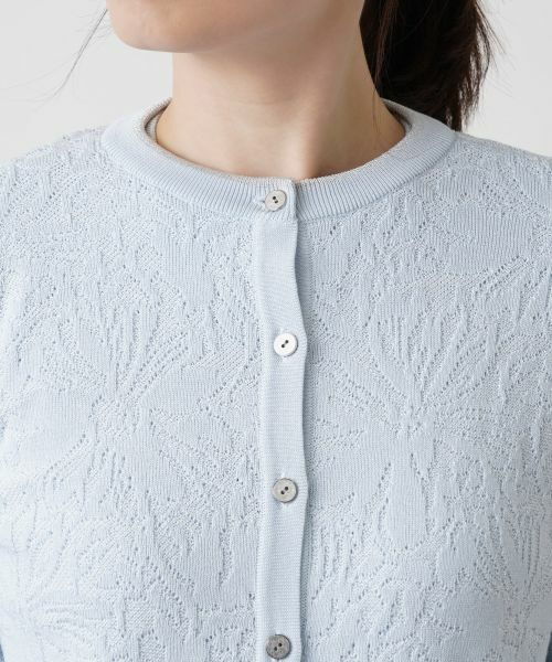 Leilian / レリアン カーディガン・ボレロ | フラワー柄カーディガン | 詳細10