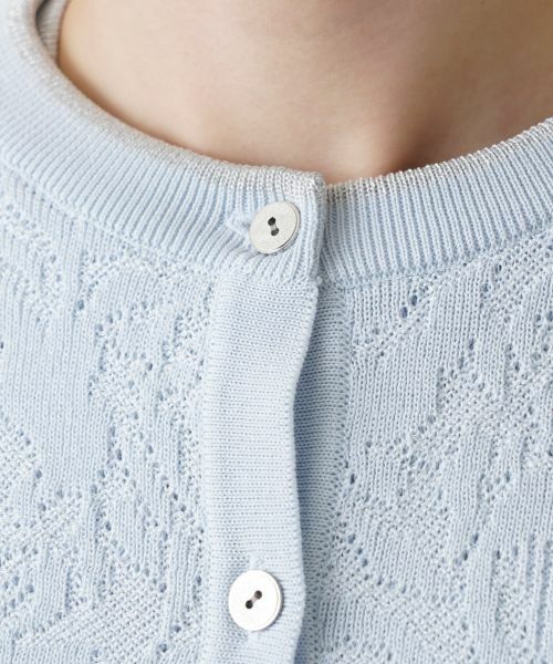 Leilian / レリアン カーディガン・ボレロ | フラワー柄カーディガン | 詳細12