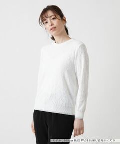 フラワー柄カットソー