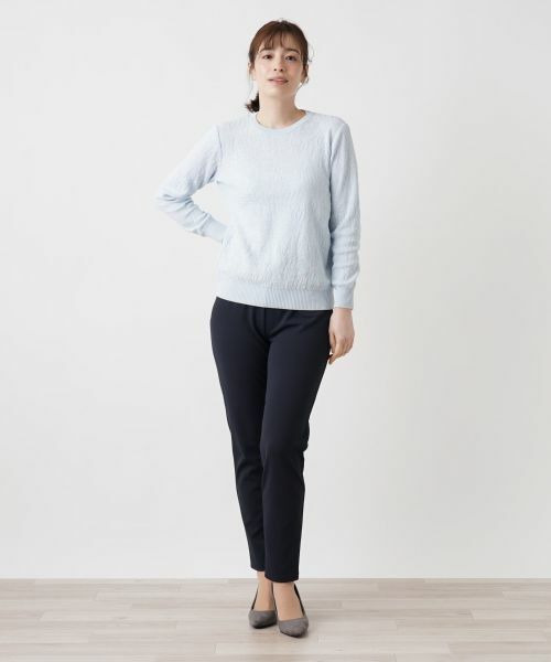 Leilian / レリアン ニット・セーター | フラワー柄カットソー | 詳細1