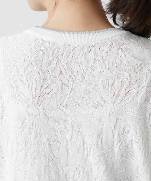 Leilian / レリアン ニット・セーター | フラワー柄カットソー | 詳細11