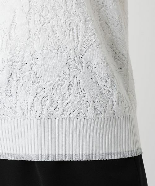 Leilian / レリアン ニット・セーター | フラワー柄カットソー | 詳細14