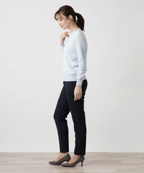 Leilian / レリアン ニット・セーター | フラワー柄カットソー | 詳細2