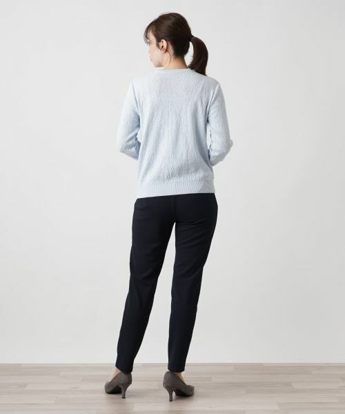 Leilian / レリアン ニット・セーター | フラワー柄カットソー | 詳細3