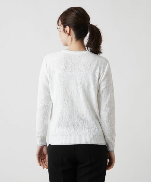 Leilian / レリアン ニット・セーター | フラワー柄カットソー | 詳細9