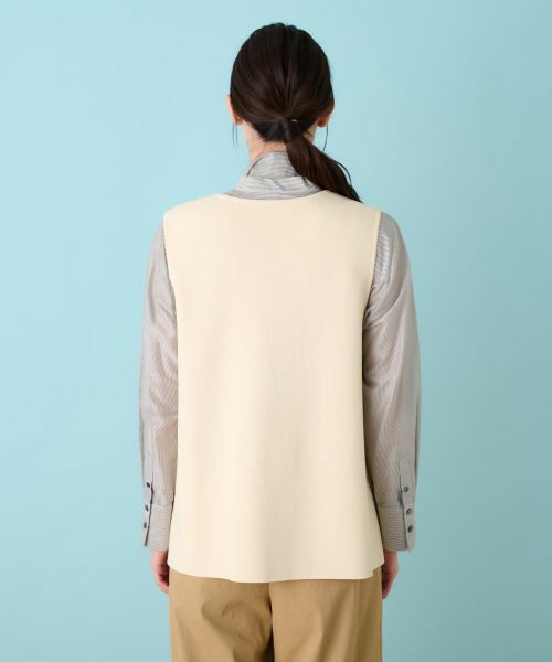 Leilian / レリアン テーラードジャケット | ニットジレ | 詳細10