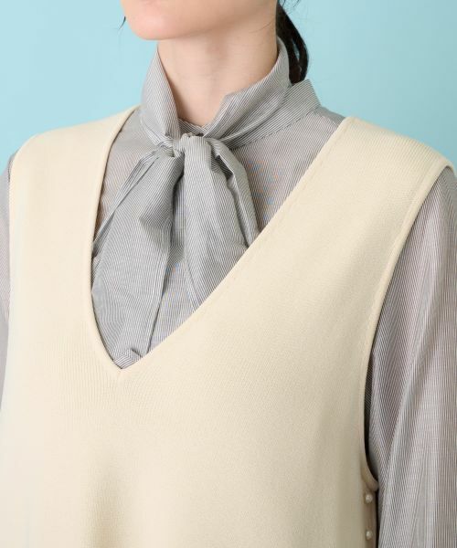 Leilian / レリアン テーラードジャケット | ニットジレ | 詳細11