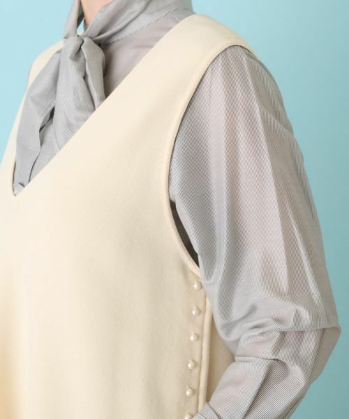 Leilian / レリアン テーラードジャケット | ニットジレ | 詳細13