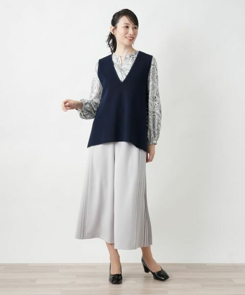 Leilian / レリアン テーラードジャケット | ニットジレ | 詳細16